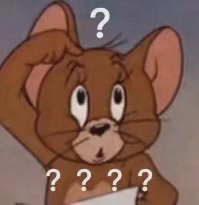 杰瑞鼠问号脸表情包_卡通表情