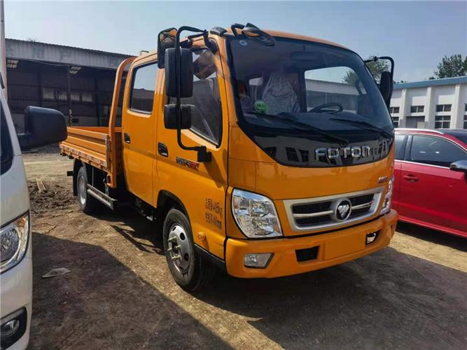 福田奥铃ctx双排座工程黄载货车131马力批发