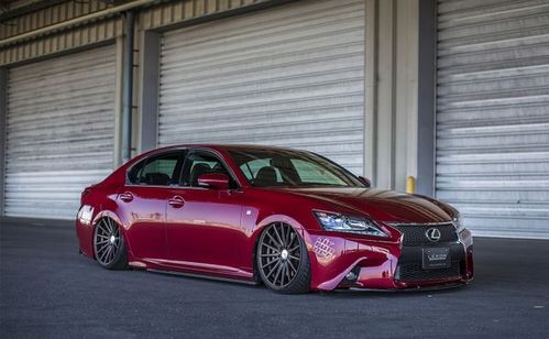 低趴东瀛绅士 雷克萨斯gs350改装大轮毂