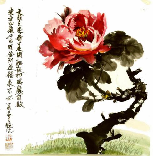 书画名家 > 正文      《写意立体牡丹》是孙玉德老师绘画艺术中的