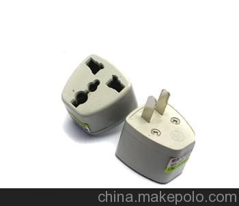 苹果港版 htc 三星 英规大三角转二角 充电 转接头 电源插头图片_1