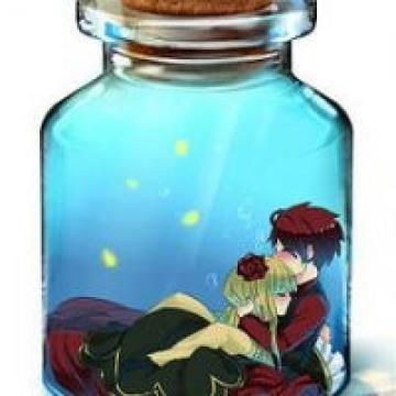 瓶子卡通动漫,卡通头像图片-回车桌面