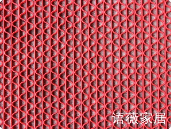 pvc网格地垫 防滑垫 塑料地垫 地毯 门口地垫 隔水地垫1.2米宽b料