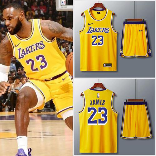 球衣篮球詹姆斯23号套装定制湖人训练队服科比篮球服