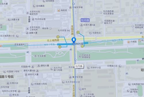 北京地铁十号线牡丹园站从哪个口出,可以坐508路公交车