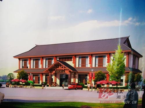 游客接待中心效果图.