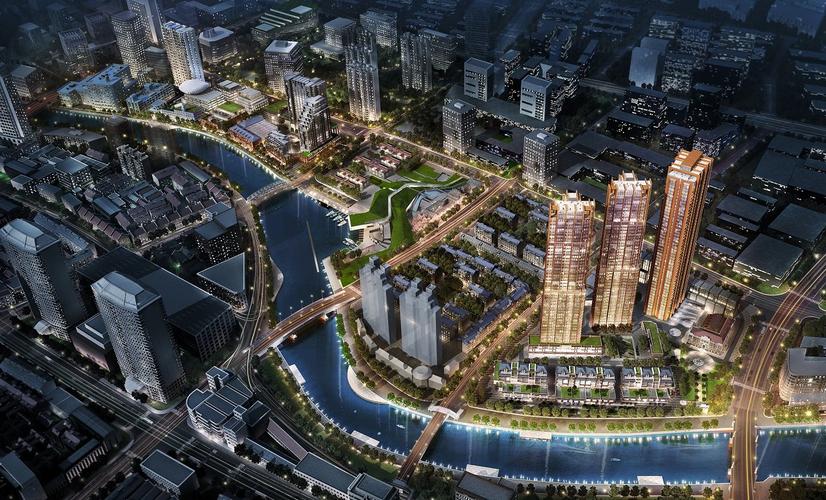 华侨城苏河湾塔尖住宅效果图_5