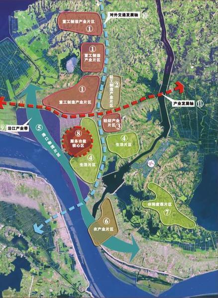 《阳逻开发区建设规划》和国务院清理整顿开发区的规划调整,阳逻开发