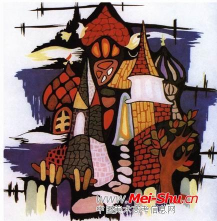 4:色彩调和设计(以色彩间隔构成)
