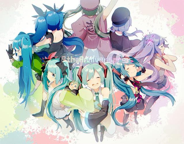 幽灵法则&深海少女&恋爱裁判&千本樱(可放大) #初音未来# #二次元