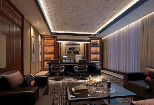 深圳东信投资有限公司国际客户部办公室装修设计案例装修效果图