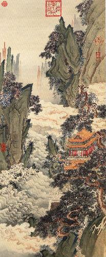 综合新闻 > 正文   原标题:清代画家张若霭《蓬莱仙阁图》   张若霭