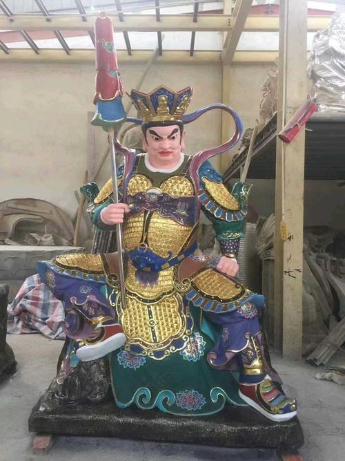 极彩四大天王佛像2米护世四大大金刚神像供奉摆件摆件