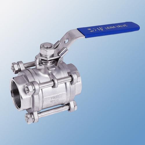 3pc低平台螺纹球阀丝扣球阀 三片式螺纹球阀 不锈钢