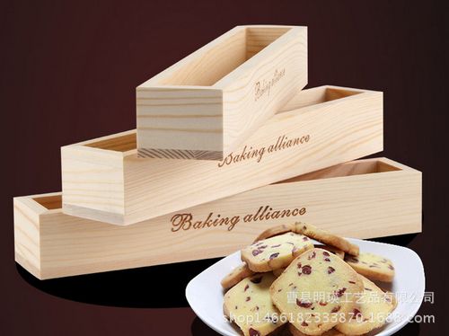 蔓越莓饼干模具 木质烘焙模具烘焙工具长方形模具 立体饼干压模器