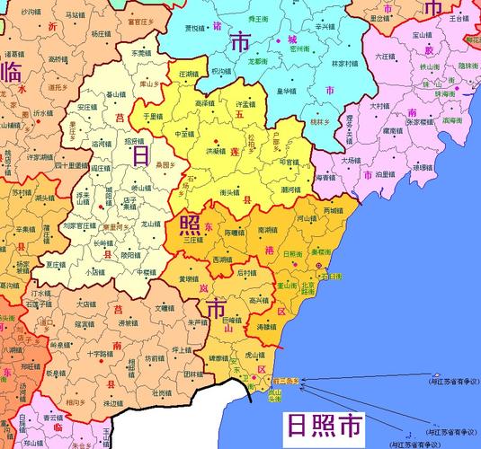 中国行政区——山东省日照市!