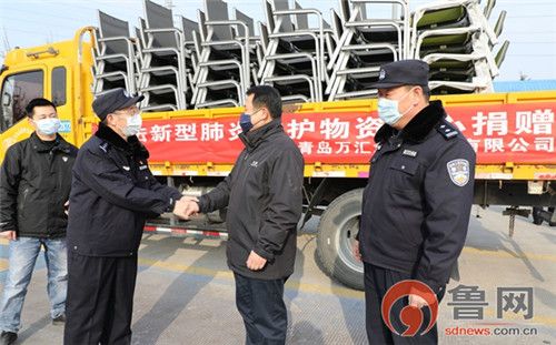 平度疫线捐赠献爱心警民鱼水一家亲