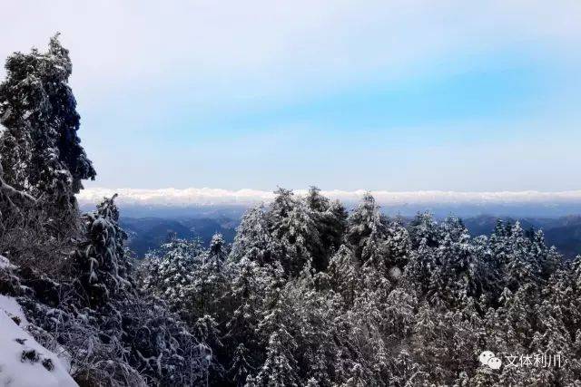 齐岳山的雪  ▼