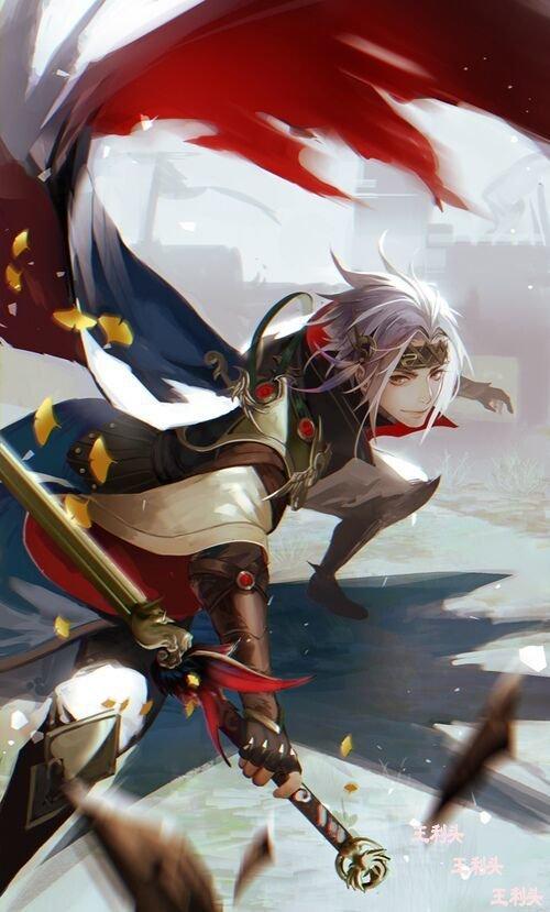 王者荣耀东方曜同人图,天上那条灿烂的银河里,必定有我的一席之地