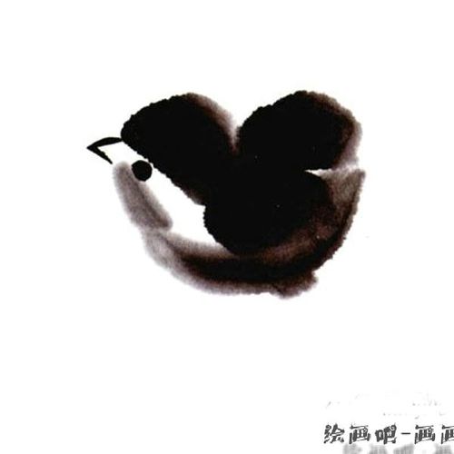 技巧小锦囊:在这幅绘画作品中,两只小鸡毛茸茸的十分可爱,画的时候要