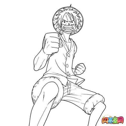 日本动漫海贼王经典角色简笔画大全