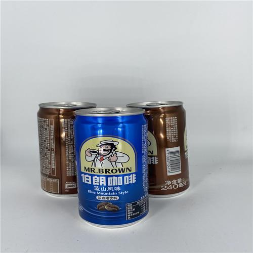 台湾伯朗蓝山风味咖啡罐装浓饮料整箱提神即饮 240ml*24越南进口