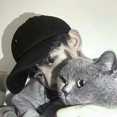 陈情|猫控男生个性头像 个性 帅气.
