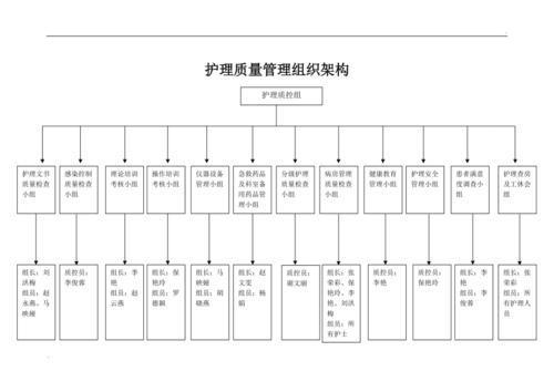 护理质量管理组织架构图