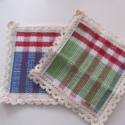 新出口10个包邮欧式布艺手工棉吸水防滑垫餐垫杯垫碗垫隔热咖啡垫