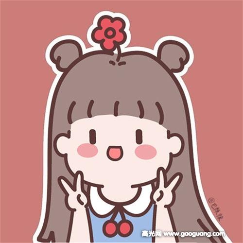 圆脸小女孩头像,圆脸小女孩卡通头像简笔画