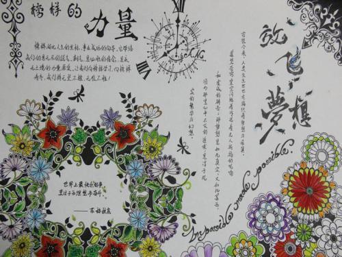 有关青春梦想奉献的手抄报 青春梦想手抄报