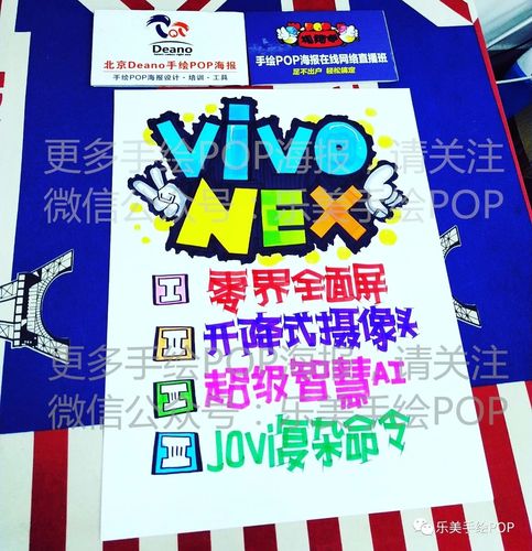 vivonex手绘pop海报