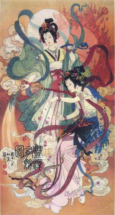 国画人物 - 堆糖,美图壁纸兴趣社区