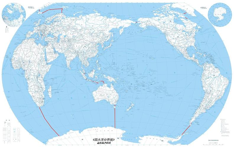 世界四大洋的分界线,详细图解