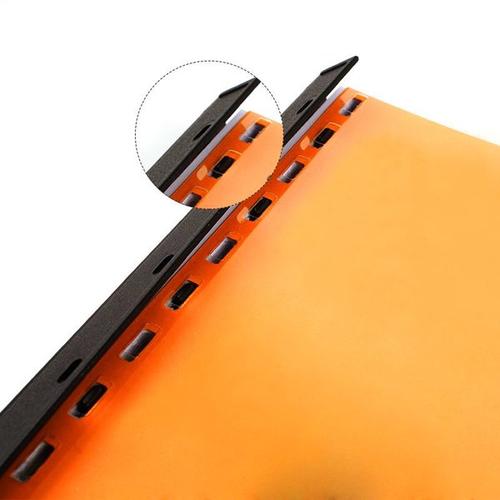 优品量贩店支装 100 孔装订条 10 压条 5mm10mm15mm 黑色塑料十孔夹条