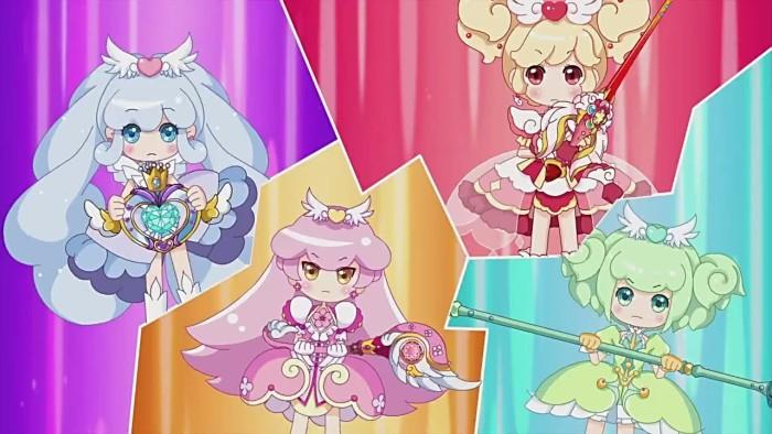 小花仙第三季 千韩(左上)夏安安(右上)伊瞳(左下)淑馨(右下)自截