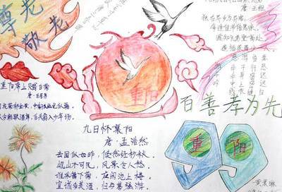 一年级仁孝主题手抄报一年级手抄报