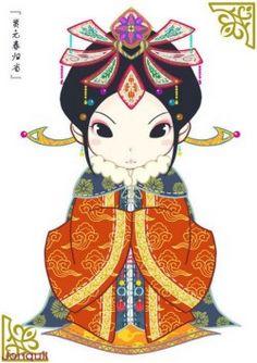 古风插画:q版金陵十二钗