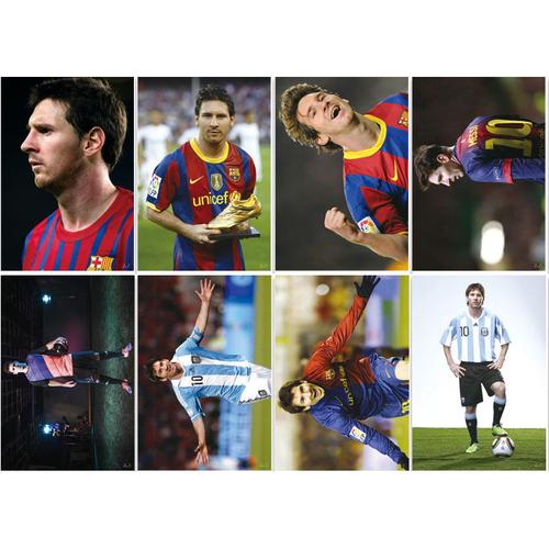 巴萨梅西海报宿舍壁纸挂画墙贴巴塞罗那世界杯足球明星写真周边礼首推