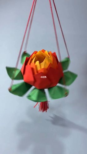 祈福荷花灯_新年去哪玩_幼儿园_手工diy_新年手工_兴趣爱好_手工