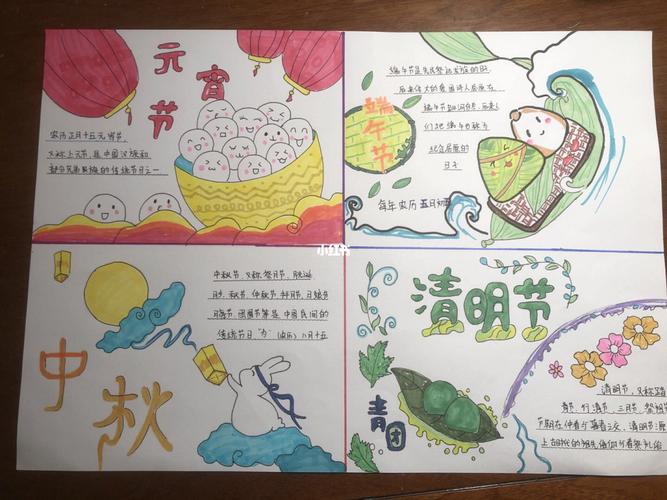 传统节日_绘画_人文_绘画