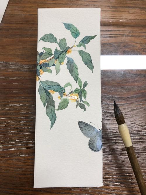 自制|古风水彩手绘书签_水彩_书签_古风_手绘_绘画_寻找小红书绘画