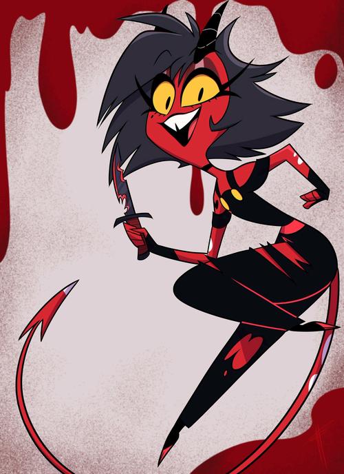 动画 动漫资讯 【地狱客栈/极恶老大】画师hntrgurl13作品欣赏