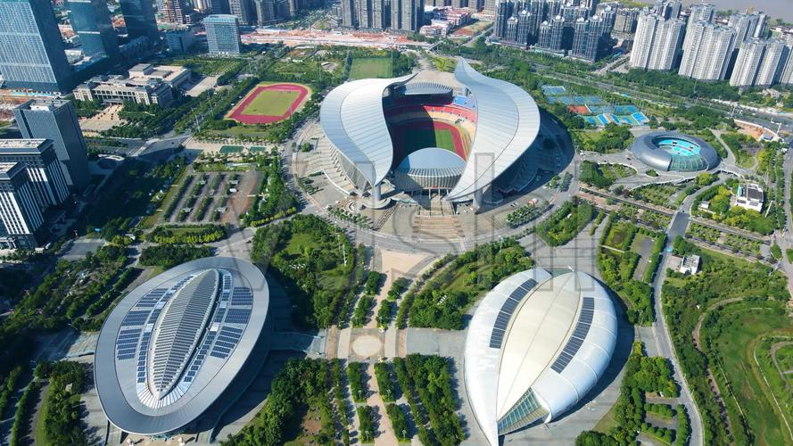 4k航拍广西体育中心_3840x2160_高清视频素材下载(:)