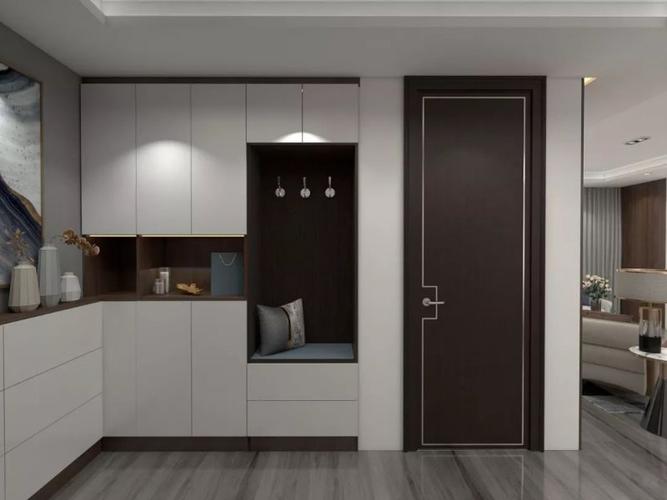 伯艺木门图片 现代简约风装修效果图