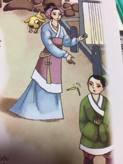 孟母断机幼儿简笔画