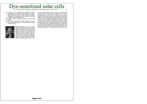 dye-sensitized solar cell