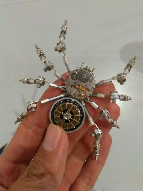 2019玩具组装diy原创蒸汽朋克风格【机械蜘蛛2.0】模型摆件礼物