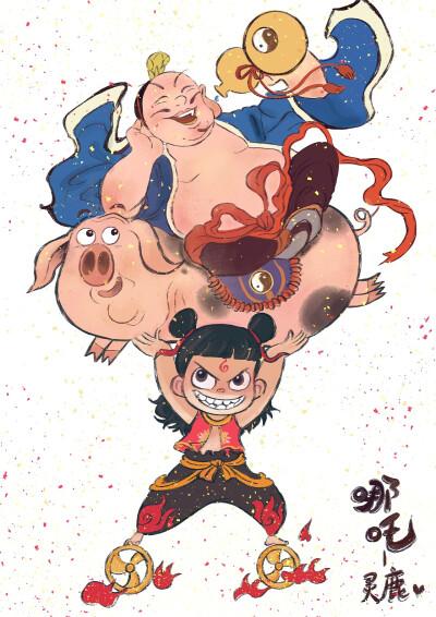 暑假看哪吒之魔童降世手抄报 暑假手抄报