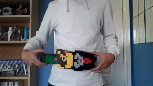 乐高版 假面骑士零一 闪耀蝗虫程式升华钥装备变身!